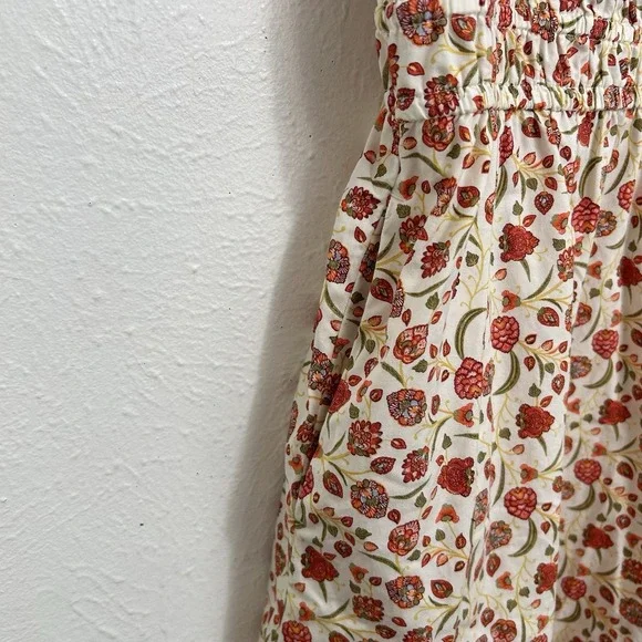 Old Navy Cami Garden Floral Babydoll Garden Midi Dress Cottagecore Feminine Sz M - Picture 6 of 12